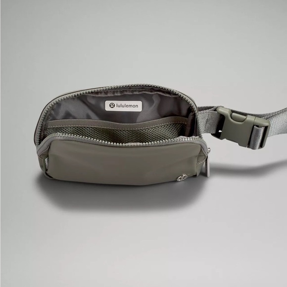 lululemon athletica Handbags - LULULEMON EVERYWHERE BELT BAG 1L Grey sage color.
